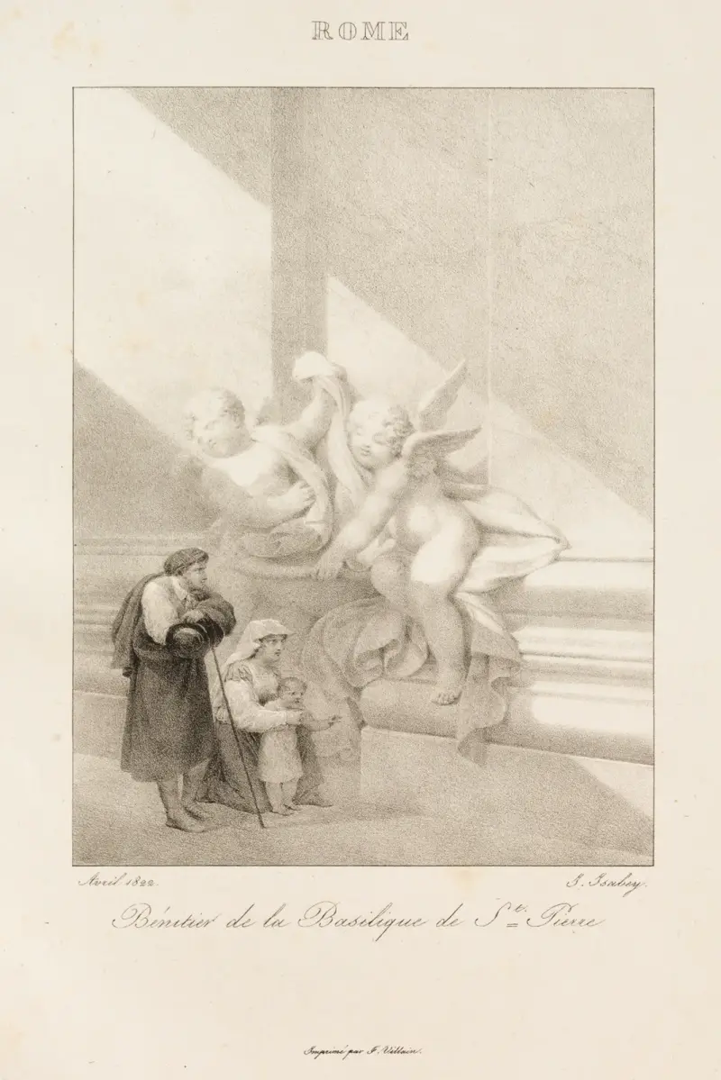 Řím, 1833 – Nr. 2, Jean-Baptiste Isabey
