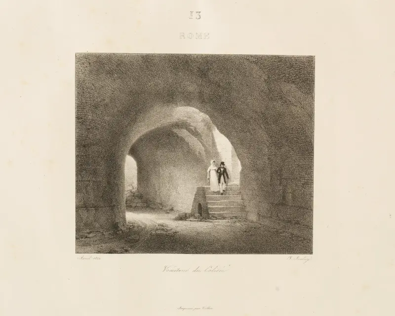 Rome, 1833 – nr 3 av Jean-Baptiste Isabey