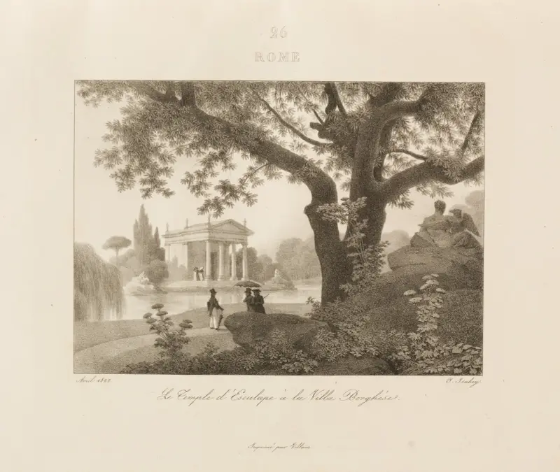 Řím, 1833 – Nr. 6, Jean-Baptiste Isabey