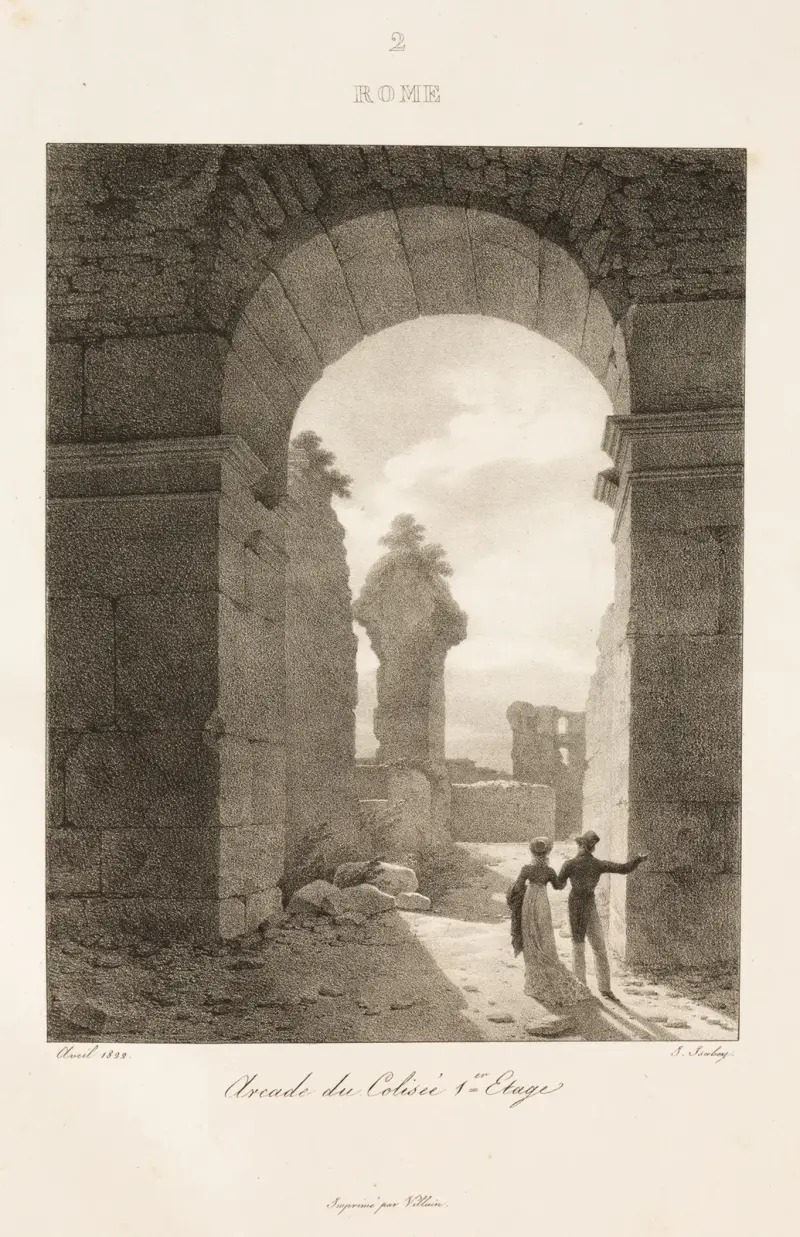 Rzym, 1833 – nr 1, Jean-Baptiste Isabey