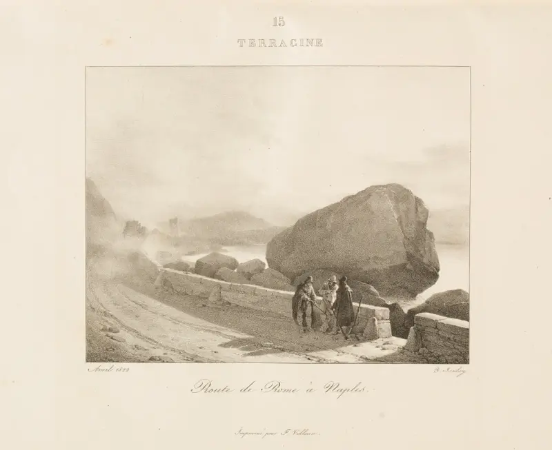 Terracina, Jean-Baptiste Isabey