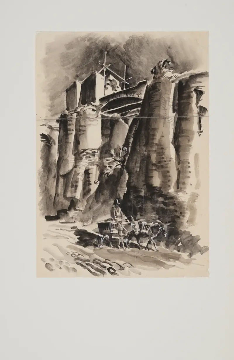 Motiv z Tarnova, 1937, Edmund Bartłomiejczyk