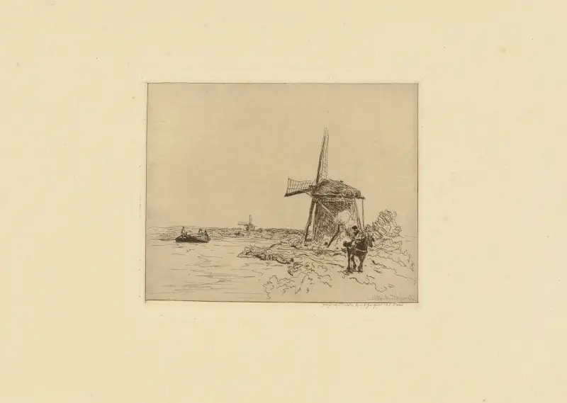 Le Chemin de Halage av Johan Barthold Jongkind