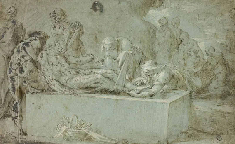Grablegung von Bartholomaeus Spranger
