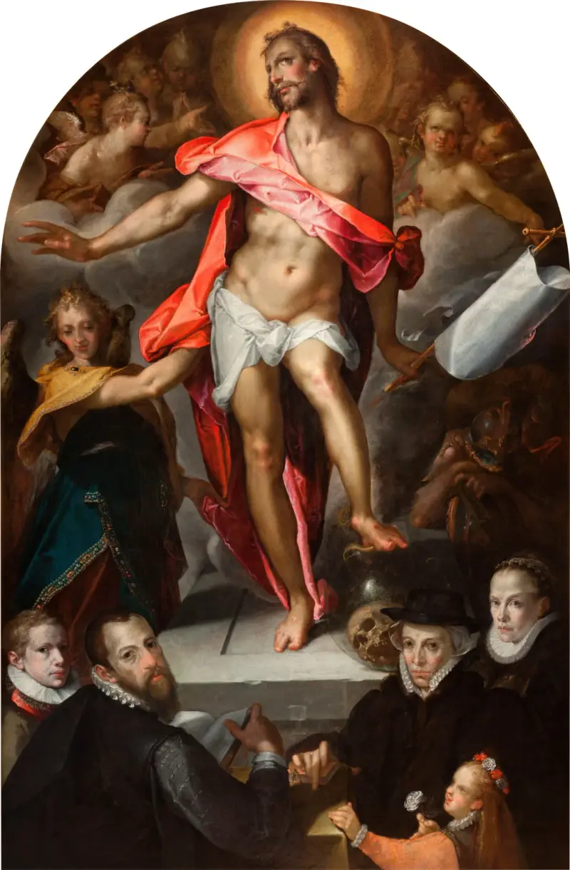 Epitaph des Goldschmieds Nicolas Müller aus Prag von Bartholomaeus Spranger