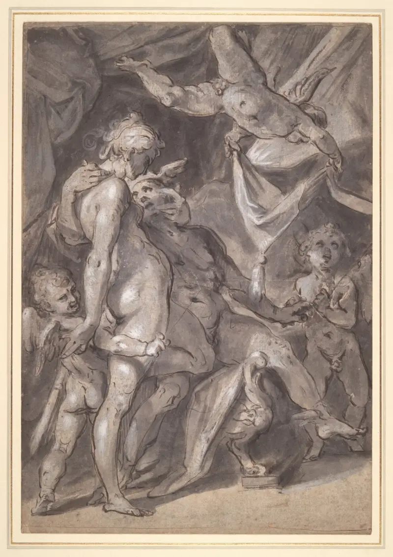 Venus und Merkur von Bartholomaeus Spranger