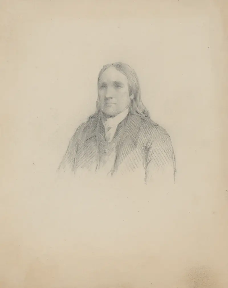 Unidentifizierter Mann, 1825 – Nr. 2 von James Barton Longacre