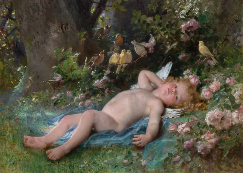 Das Erwachen der Liebe von Léon-Jean-Basile Perrault