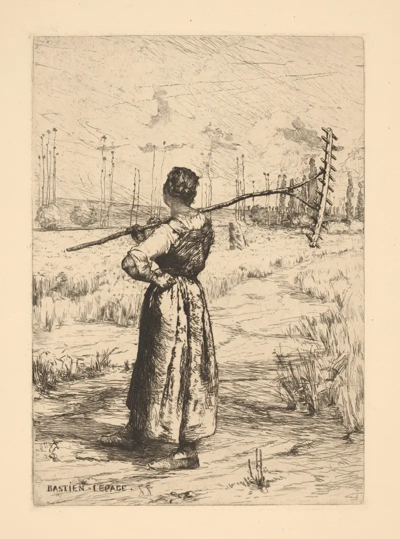 Powrót z pól, 1884, Jules Bastien-Lepage