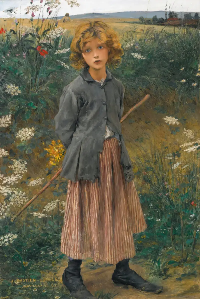 Fleur du chemin (Das kleine Hirtenmädchen) von Jules Bastien-Lepage