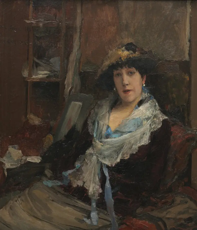 Marie Samary vom Théâtre de l'Odéon von Jules Bastien-Lepage