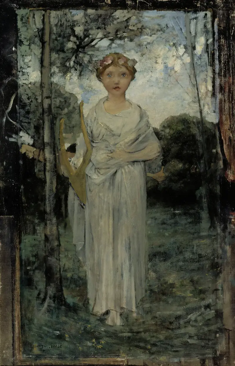 Muse, Study av Jules Bastien-Lepage