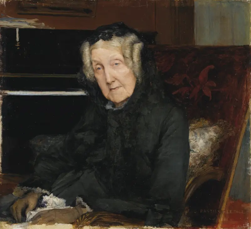Portrait de Mme Waskiewicz av Jules Bastien-Lepage