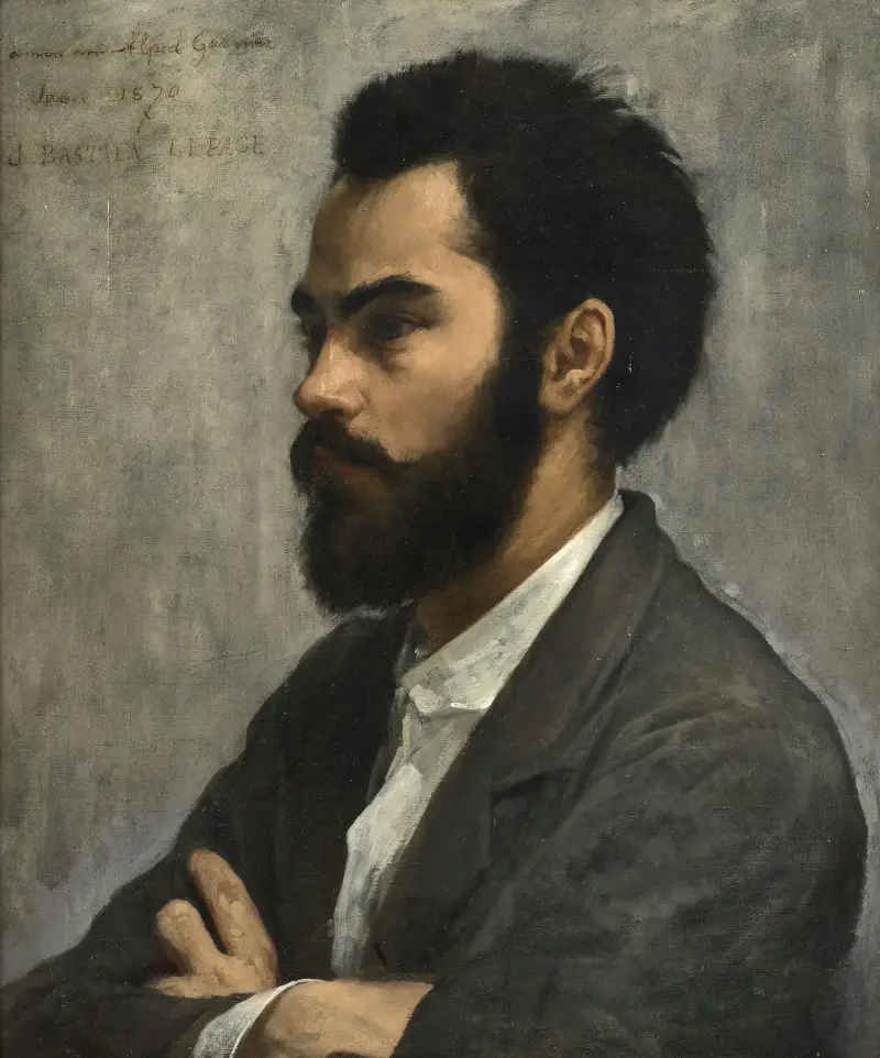 Porträt des Emaillemalers Alfred Garnier von Jules Bastien-Lepage