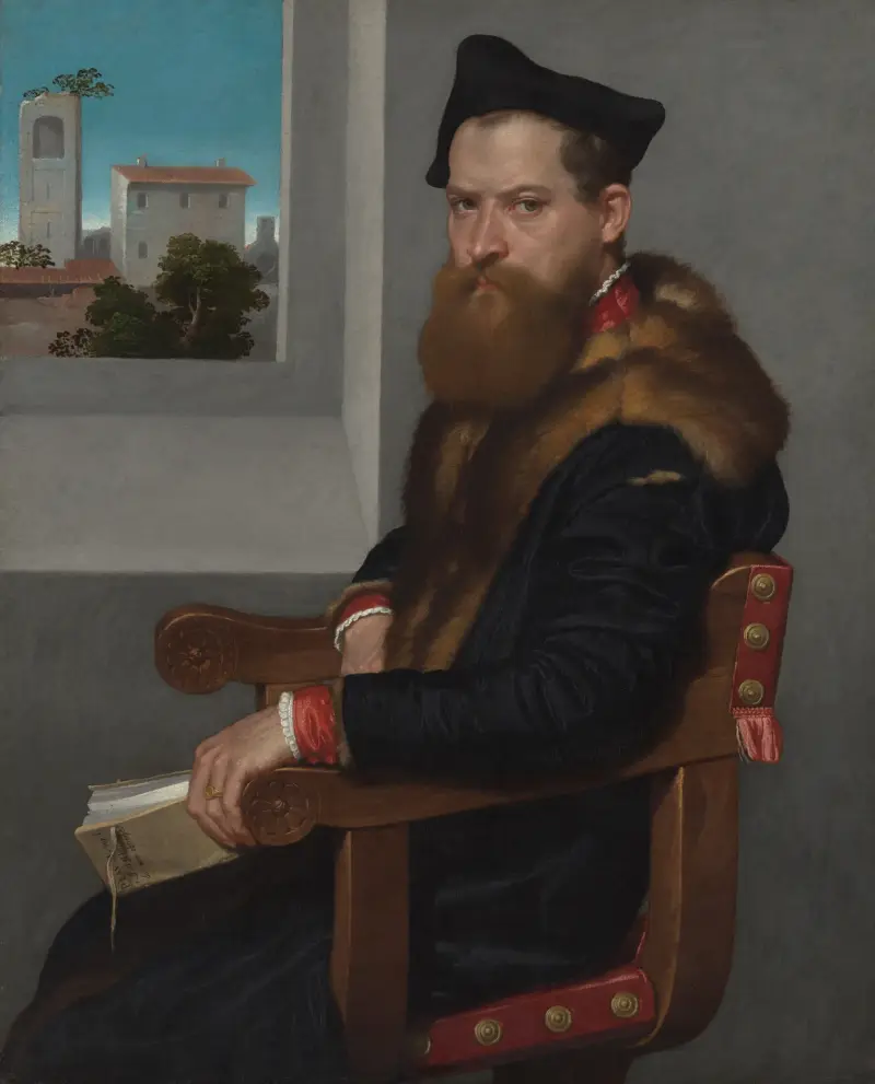 Bartolomeo Bonghi (died 1584) av Giovanni Battista Moroni