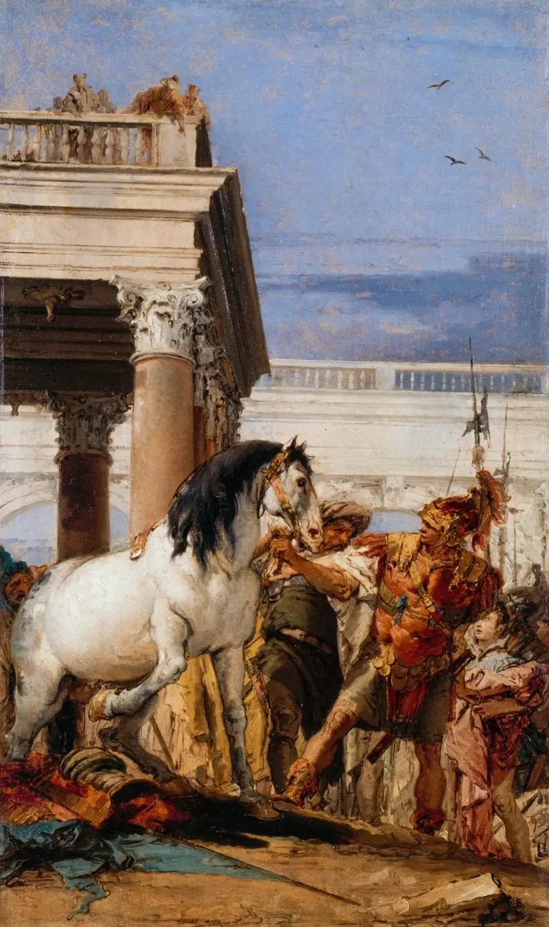 Aleksander i Bucefał, 1757 – nr 1, Giovanni Battista Tiepolo