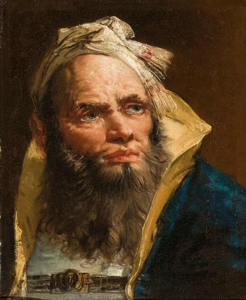 Filosofens huvud av Giovanni Battista Tiepolo