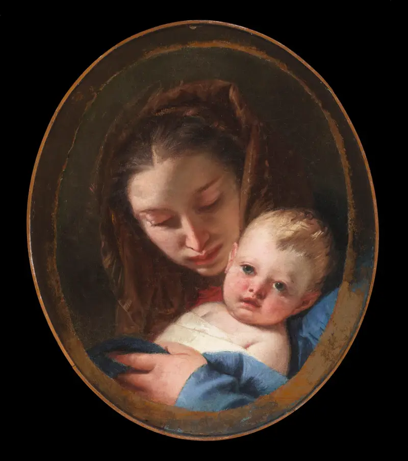 Madonna med barnet av Giovanni Battista Tiepolo