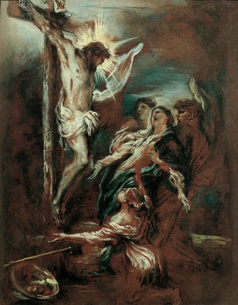 Korsfästelsen av Giovanni Benedetto Castiglione