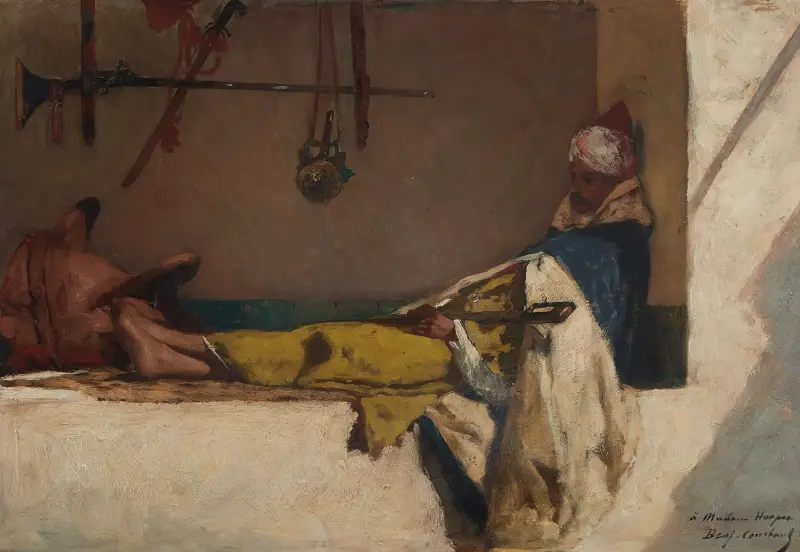 W odpoczynku, Jean-Joseph-Benjamin Constant