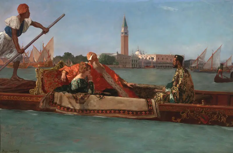 Der Doge von Venedig von Jean-Joseph-Benjamin Constant