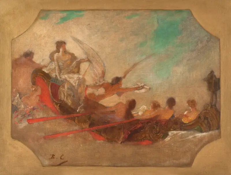Paris bjuder in världen till sina fester, 1892 av Jean-Joseph-Benjamin Constant