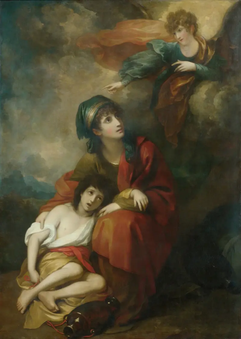 Hagar und Ismael von Benjamin West