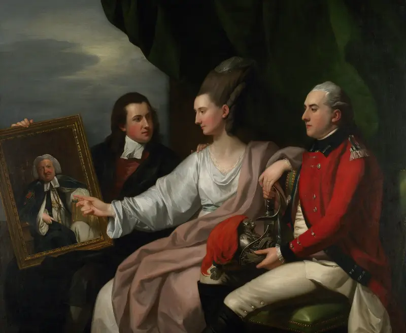 Porträtgruppe der Familie Drummond von Benjamin West