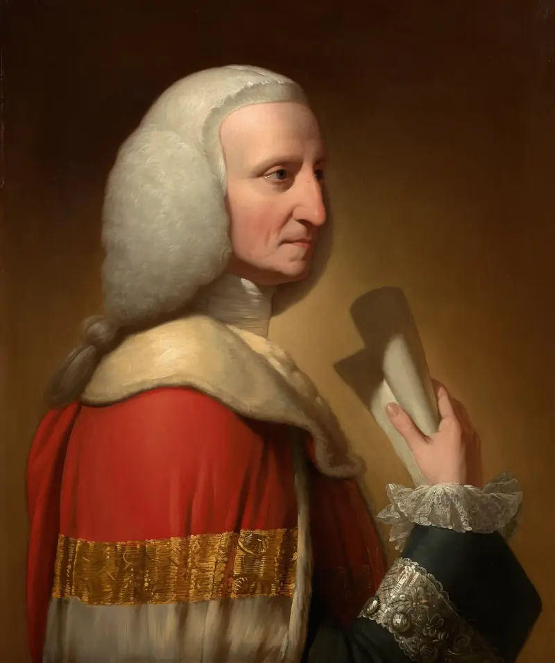 Portret George'a, pierwszego lorda Lytteltona, Benjamin West