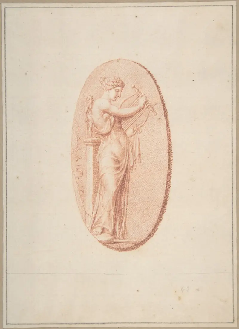 Eine Muse, Nr. 2 von Bernard Picart