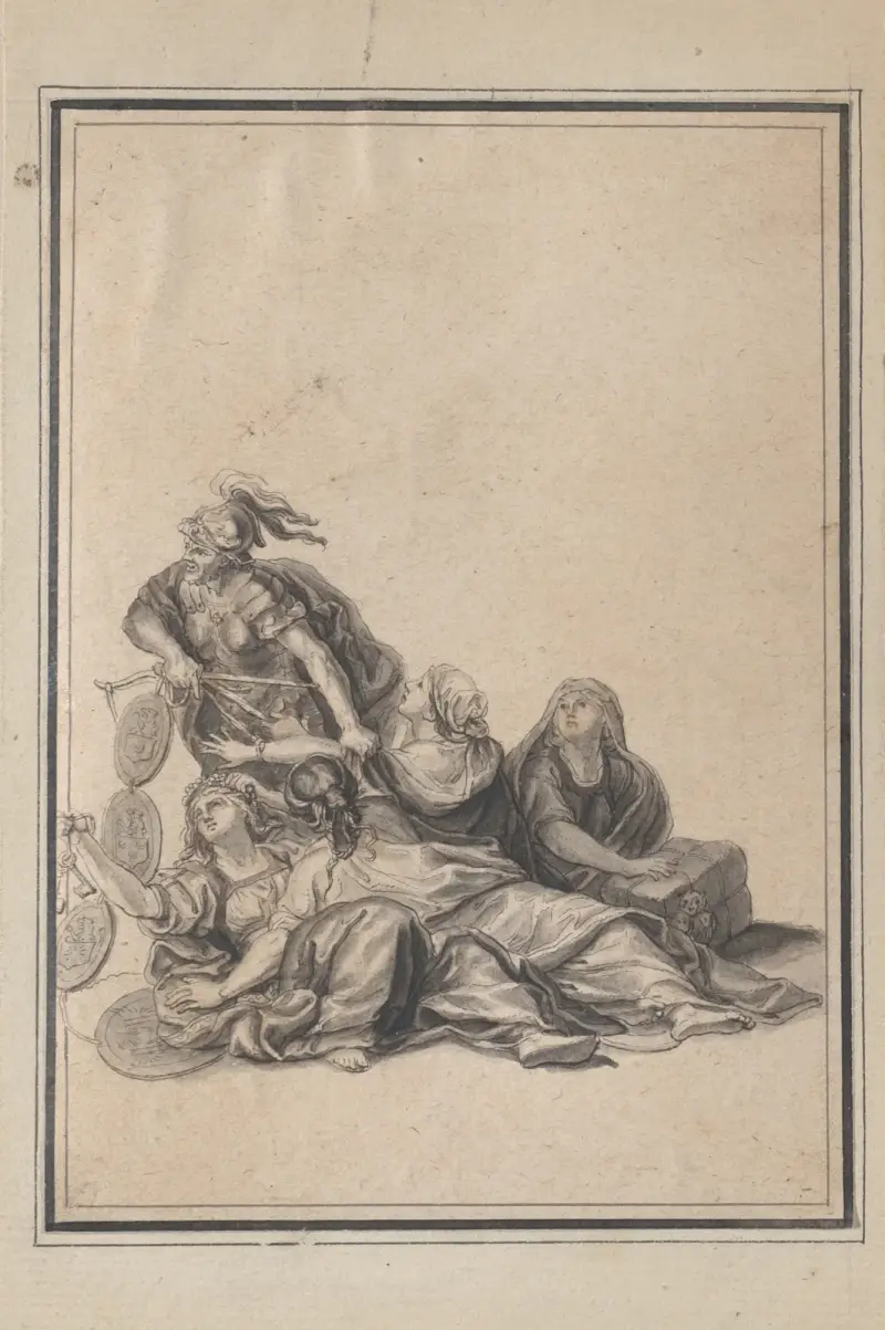 Vignette aus dem Spiegelsaal, Versailles – Nr. 3 von Bernard Picart