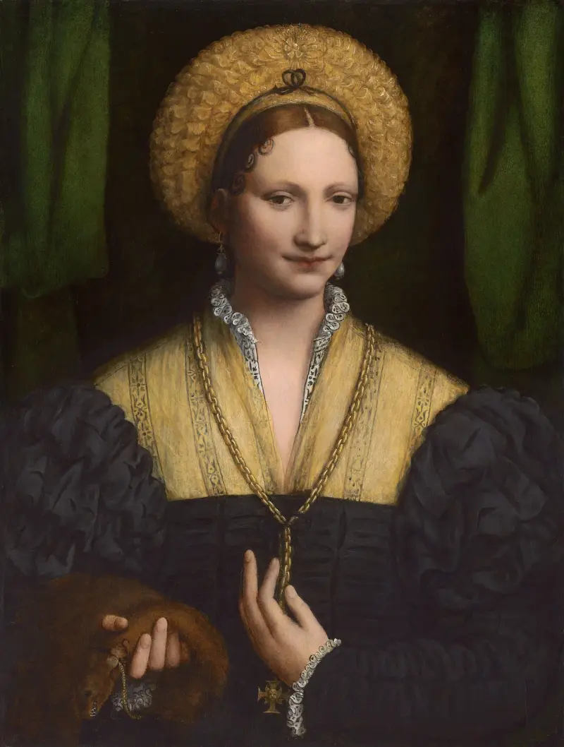 Porträtt av en dam av Bernardino Luini