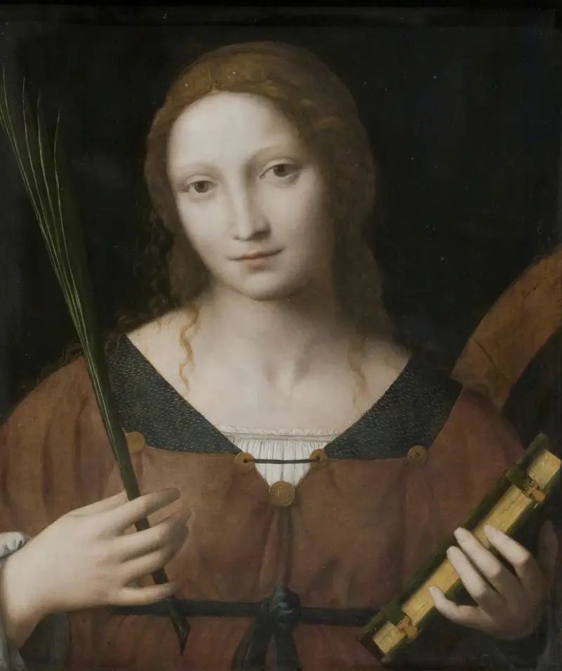 Die heilige Katharina von Alexandria von Bernardino Luini