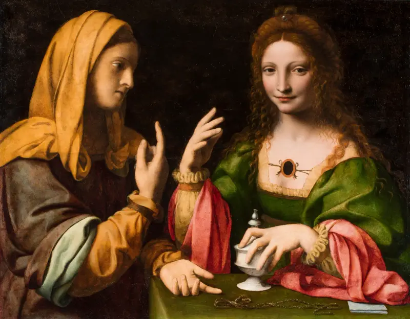 Magdalenas omvändelse av Bernardino Luini
