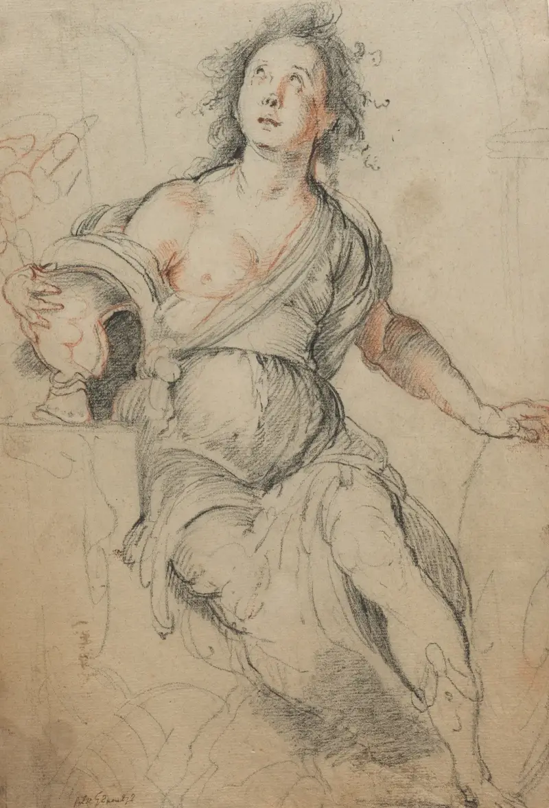 Allegorical Figure, 1635 av Bernardo Strozzi
