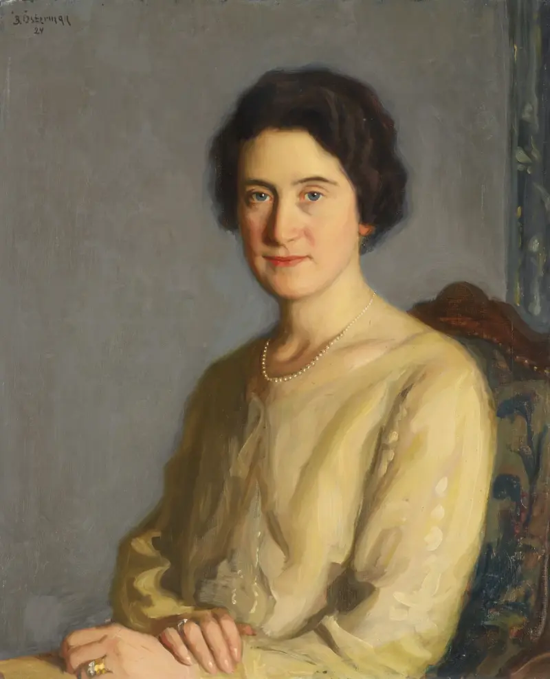 Portret kobiety, Bernhard Österman