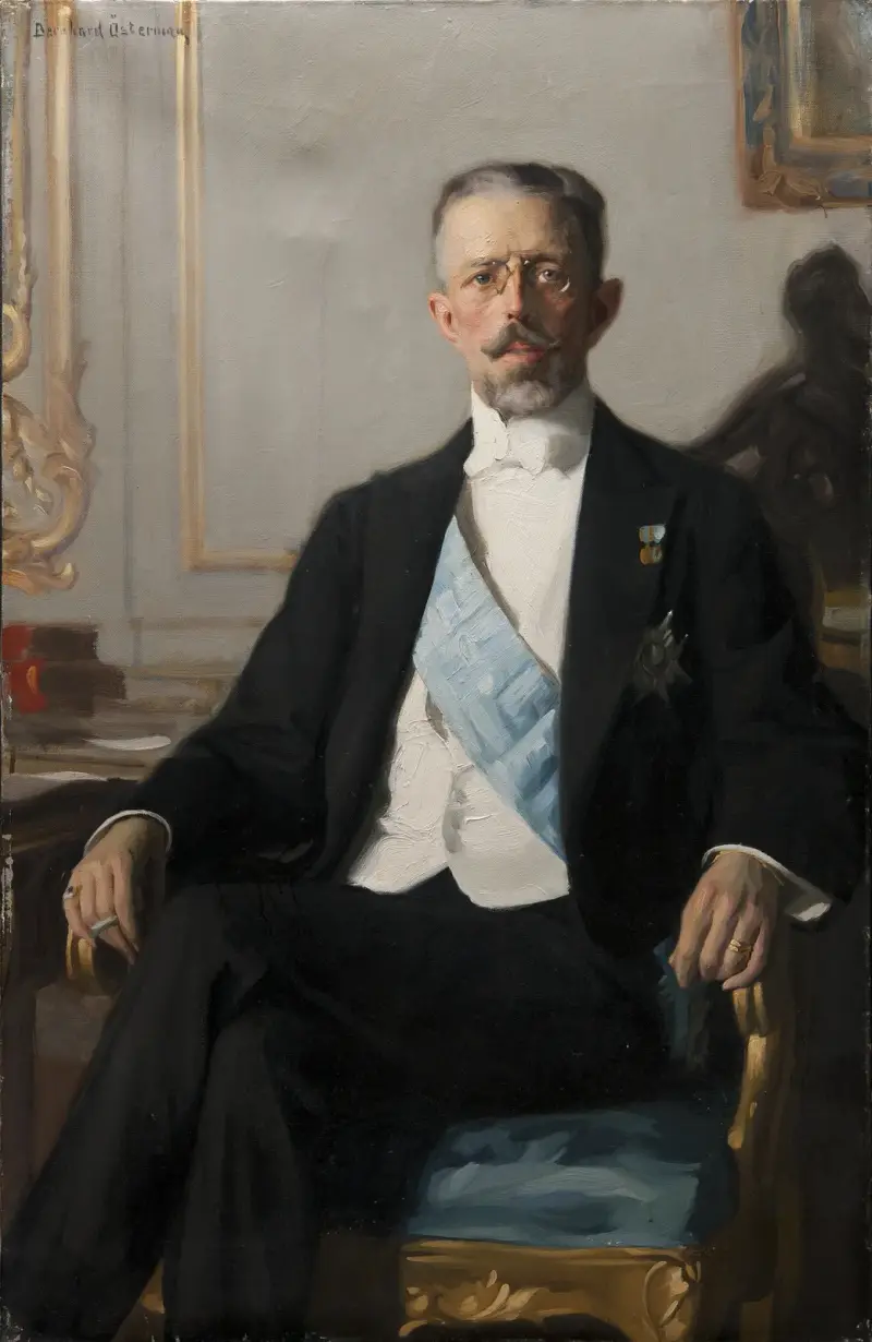 Gustav V (1858–1950), kronprins av Sverige och Norge, kung av Sverige av Bernhard Österman