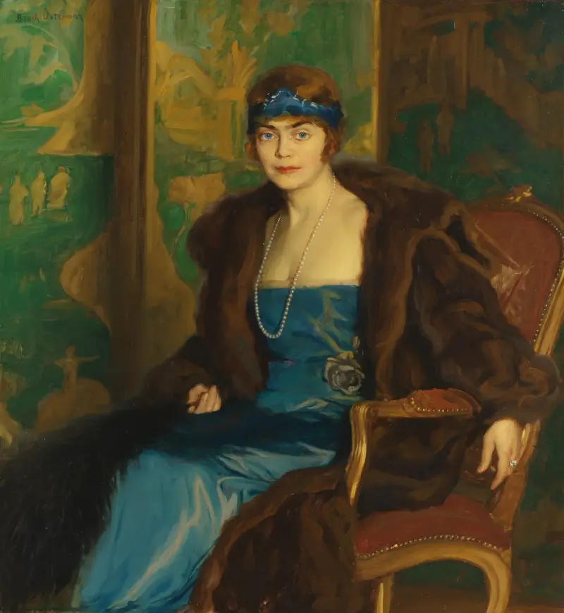 Hilda Österman av Bernhard Österman