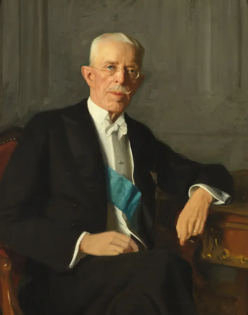 King Gustaf V, 1938 av Bernhard Österman