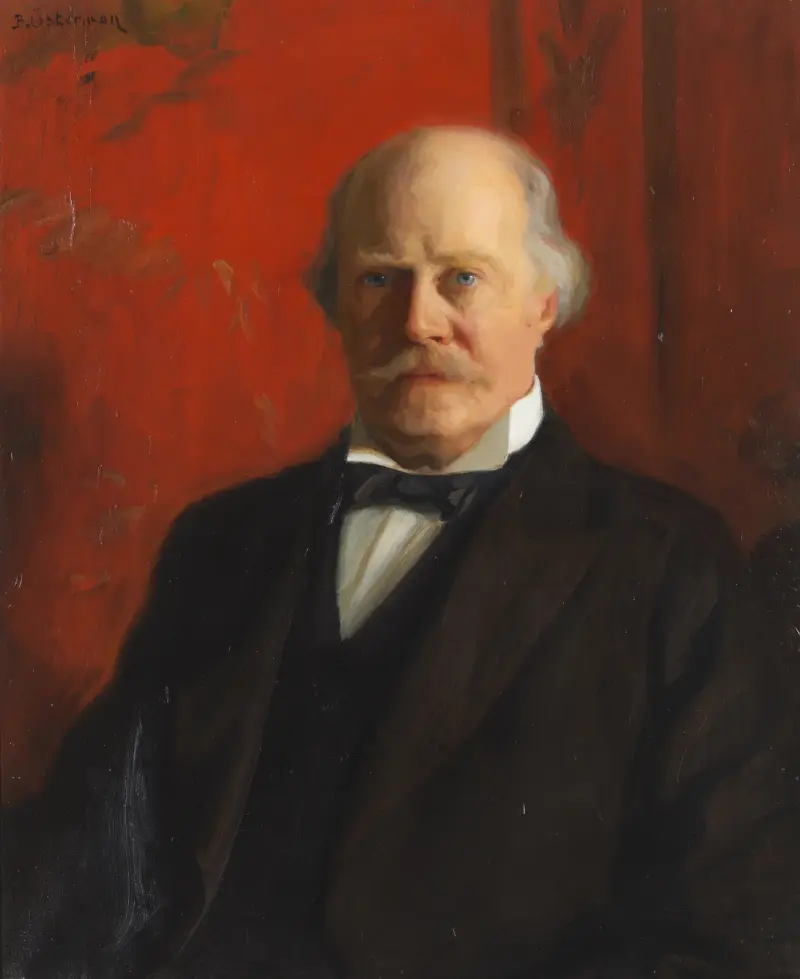 Porträtt av en man av Bernhard Österman
