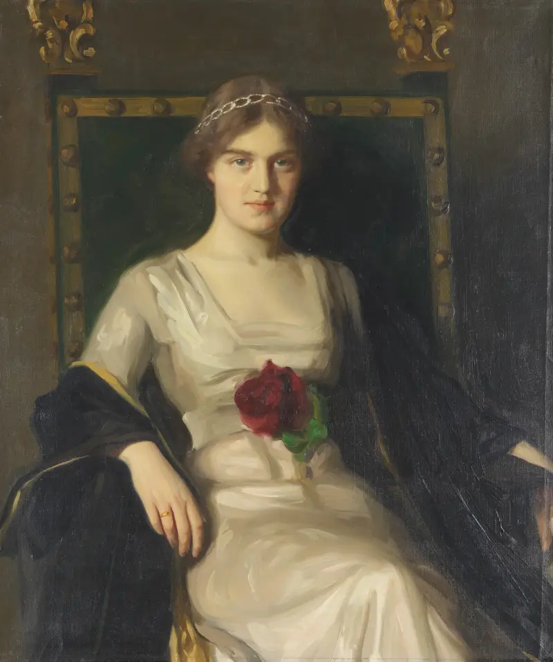 Porträtt av storfurstinnan Maria Pavlovna av Ryssland av Bernhard Österman