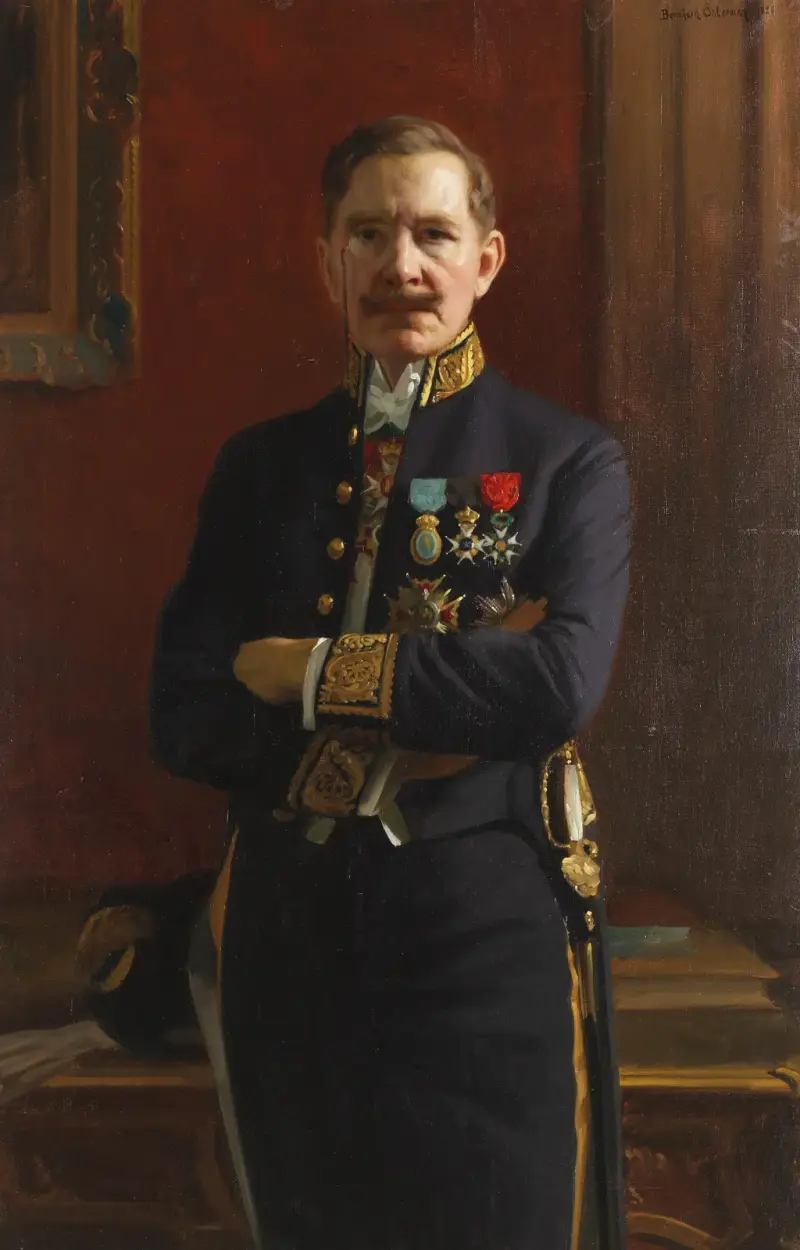 Selbstbildnis, 1928 von Bernhard Österman