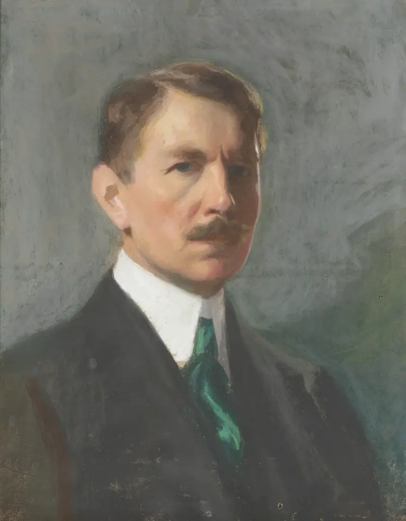Självporträtt, 1899 av Bernhard Österman