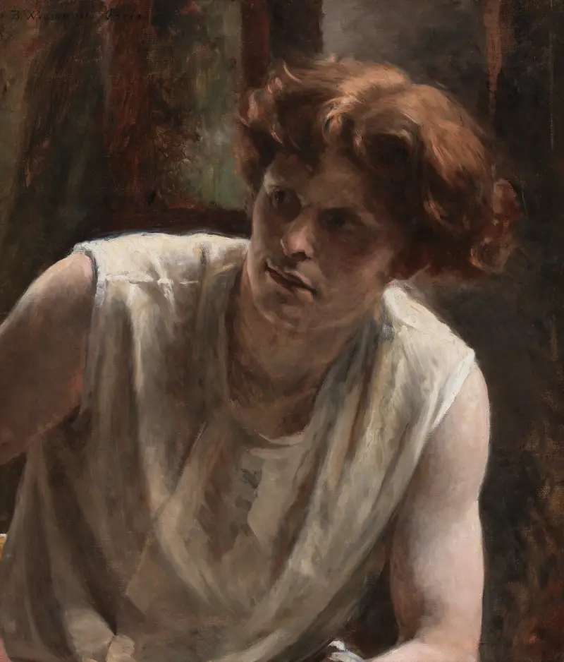 Studie einer weiblichen Figur von Bertha Wegmann