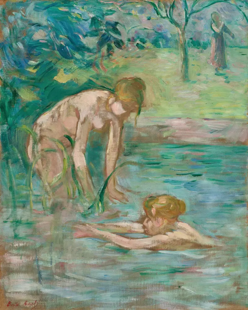 Kąpiące się kobiety, Berthe Morisot
