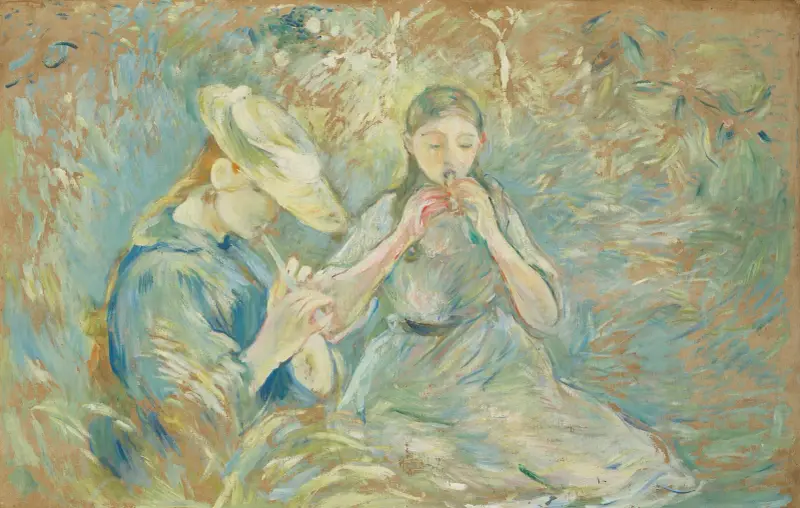 Die Flageolettflöte, 1890 – Nr. 2 von Berthe Morisot