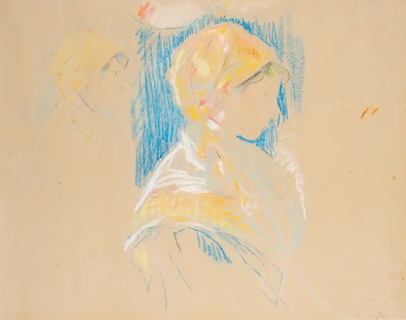 Kvinna från Nice i lokal dräkt av Berthe Morisot