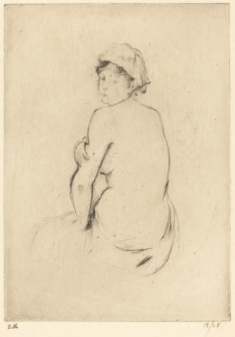 Nude av Berthe Morisot