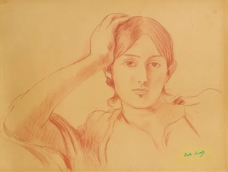 Portrait de Jeanne Pontillon av Berthe Morisot