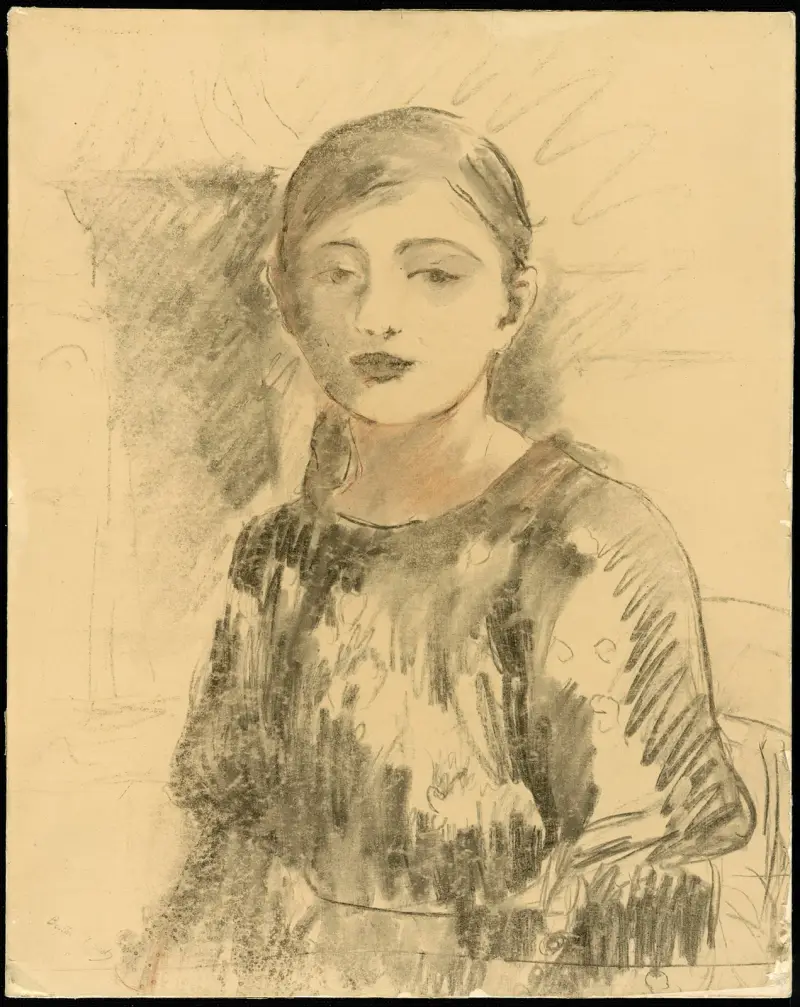 Porträtt av Julie Manet av Berthe Morisot
